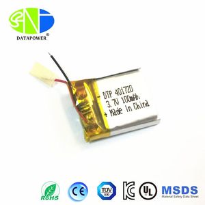 맞춤형 크기 얇은 배터리 Dtp 401720 리포 배터리 3.7v 100mah - Product Image 2
