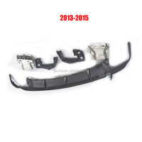 Diffuseur de pare-chocs arrière en PP de haute qualité avec embouts d'échappement pour Mercedes-Benz Classe CLA W117 CLA260 CLA45 AMG Style 2013-2018