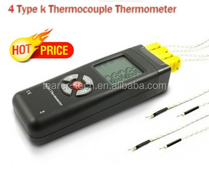 Termometro Digitale con Sensore Termocoppia 4K-Type, Quattro Canali, per BBQ, Mantenimento Dati Max/Min/Media, 1350°C/2462°F, Personalizzabile OEM - Product Image 2