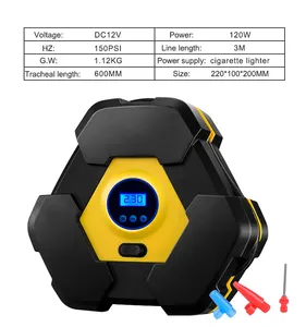 Hot Bán DC12 Volt Portable Điện Cầm Tay Mini Xe Lốp Máy Nén Khí, Xe Lốp Máy Nén