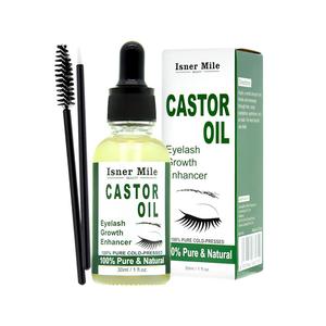 100% Puro Olio di Ricino Biologico Dei Capelli Olio di Crescita Ciglia e <span class=keywords><strong>Sopracciglia</strong></span> e Unghie OEM In magazzino - Product Image 1