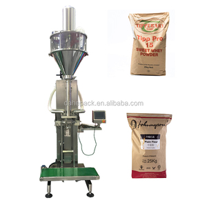 Llenadora semiautomática <span class=keywords><strong>de</strong></span> 25kg para harina <span class=keywords><strong>de</strong></span> maíz en polvo y leche para bolsas y barriles para aplicaciones alimentarias y químicas - Product Image 3