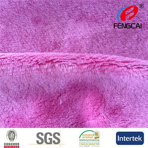 100% polyester tricotage chaîne super doux corée velboa tissu pour <span class=keywords><strong>jouet</strong></span> - Product Image 2