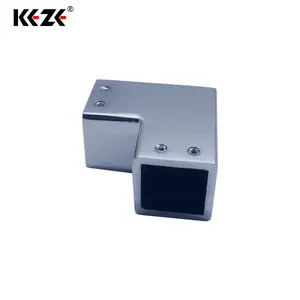 Shower Square tube corner connector 90 degree/pipe to pipe fitting