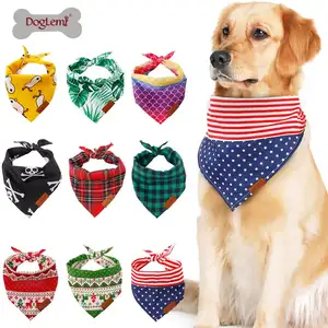 Dreieckiges Hunde tuch Großhandel Hund Bandanas Designer Haustier Hund Schal