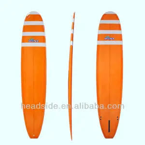 2014 新款冲浪风格橙色 PU 冲浪板长板