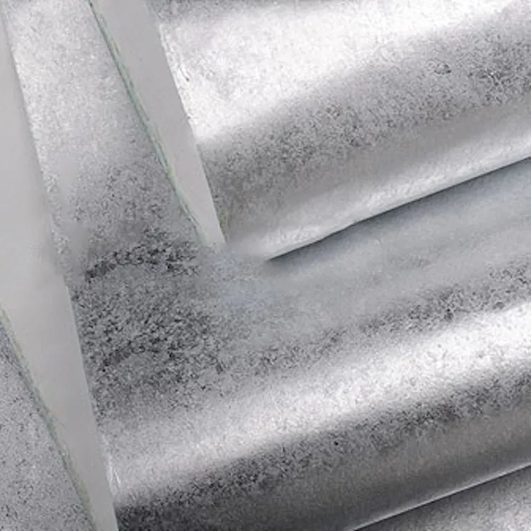 Neueste Designs Moderne Metallic Silber folie Tapete für Luxus Home Walls Design