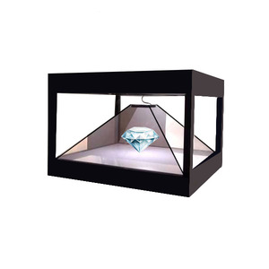 Caja de Exhibición con Pantalla Holográfica OLED Transparente de <span class=keywords><strong>360</strong></span> Grados, Reproductor Multimedia, Stand de Exhibición - Product Image 2