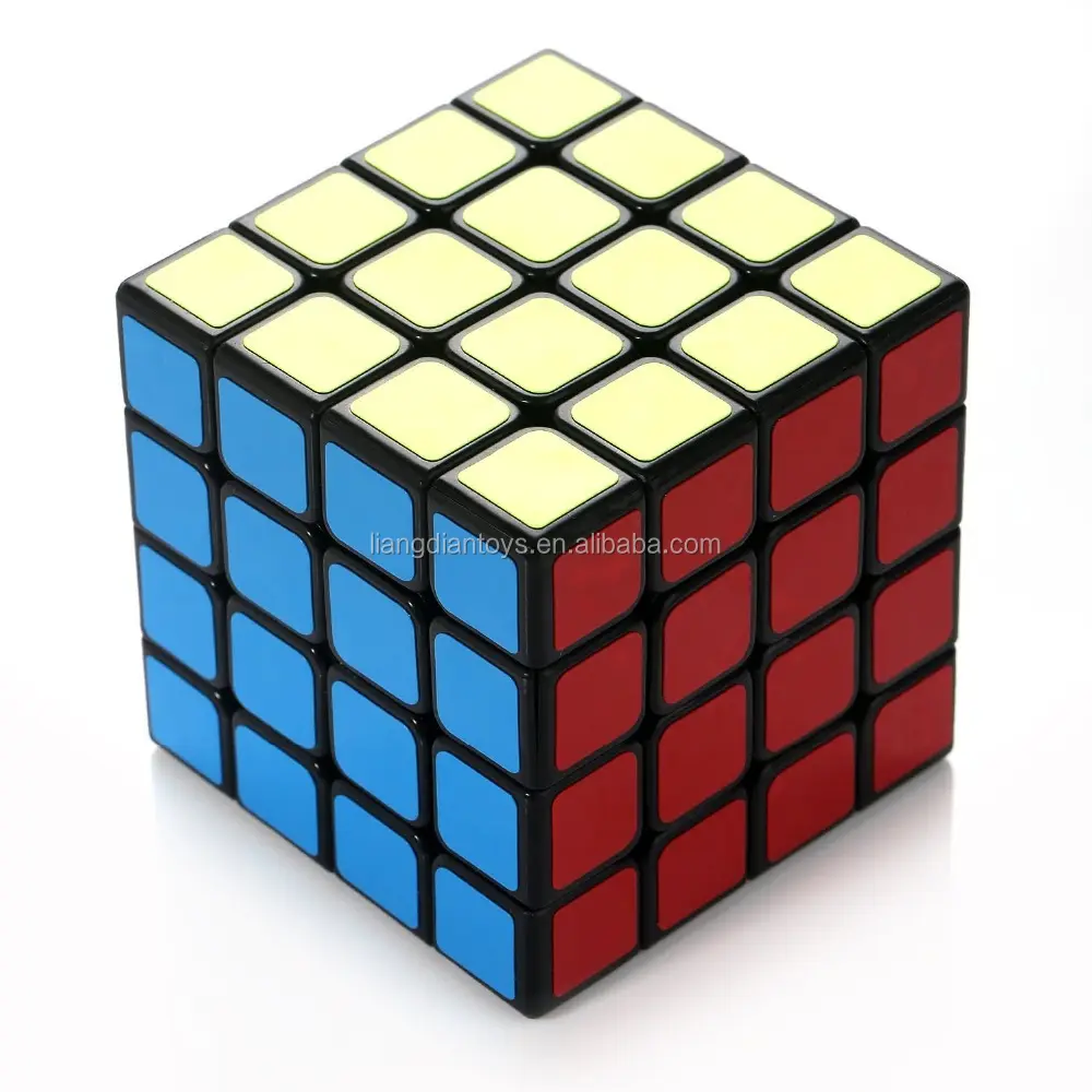 4x4x4 Puzzle Cube Black