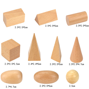 Gioco Educativo in Legno per Geometria, Forme Geometriche 3D da Abbinare - Product Image 4