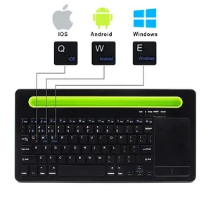 2018 новый мульти-устройств беспроводной bluetooth клавиатура для walmart