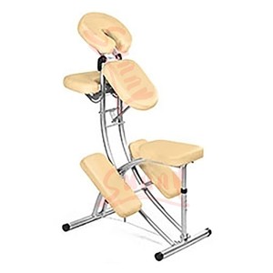 Leichter, verstellbarer, faltbarer, tragbarer Reise-Massagestuhl aus Aluminium - Product Image 4