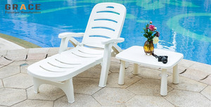 دائم الشاطئ الأبيض البلاستيك الشمس المتسكع - Product Image 3