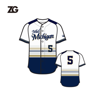 Silex — maillot de Baseball personnalisé, broderie, chemise à rayures - Product Image 3