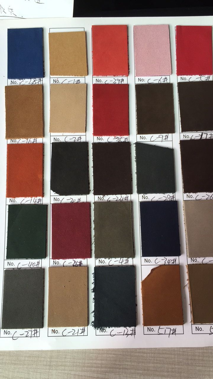 Nubuck leather