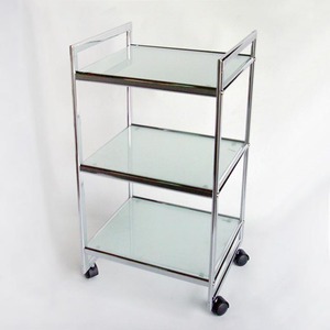 Chariot de vente de nourriture en métal pliable à 4 niveaux pour la vente - Product Image 3