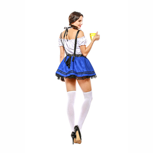 Costume de serveuse de bière sexy allemande pour adultes, fête de carnaval <span class=keywords><strong>pas</strong></span> <span class=keywords><strong>cher</strong></span> - Product Image 6