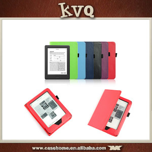 Commercio all'ingrosso <span class=keywords><strong>in</strong></span> magazzino stile del libro custodia <span class=keywords><strong>in</strong></span> pelle per Kobo glo e-reader - Product Image 1