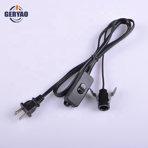 Kit de cordon d'alimentation pour lampe américaine de haute qualité avec prise polarisée, interrupteur en ligne 303, douille E12 pour éclairage LED - Product Image 6