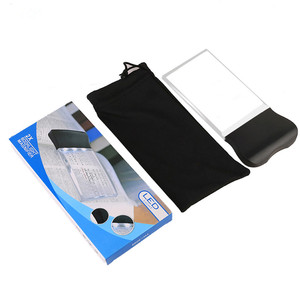Lente d'ingrandimento senza montatura per lettura ottica di vendita calda, lente d'ingrandimento rettangolare con luce a LED per anziani - Product Image 6