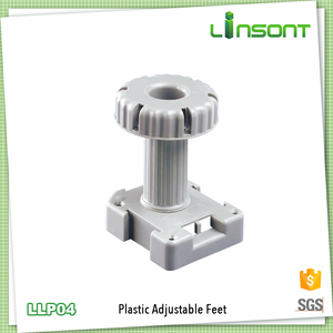 רגליים פלסטיק מתכווננות עבור ארונות מטבח רב אביזרים למשרד בית מלון סדנא סלון חדר שינה מגורים - Product Image 2