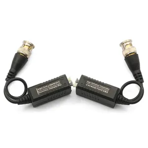 Shenzhen manufacture high quality 75 ohm BNC to 120 ohm RJ45 IP Converter CCTV Active HD passive video balun for CCTV system