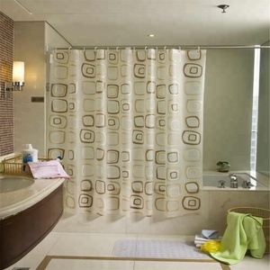 Cortina de <span class=keywords><strong>ducha</strong></span> de <span class=keywords><strong>vinilo</strong></span> impresa personalizada duradera de diseño moderno - Product Image 5