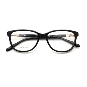定制徽标钻石醋酸纤维眼镜眼镜品牌名称新设计框架眼镜光学眼镜