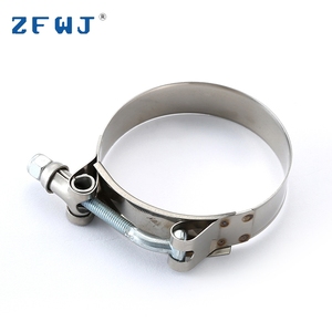 Klem Selang Baut <span class=keywords><strong>T</strong></span> untuk Pipa, Klem Selang Baut <span class=keywords><strong>T</strong></span> Stainless Steel Tugas Berat 66-74Mm Torsi Tinggi