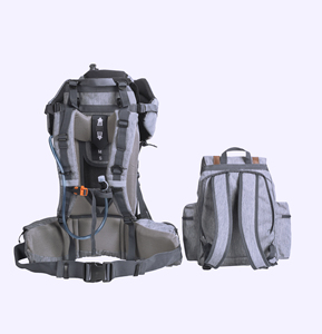 <span class=keywords><strong>Mochila</strong></span> Portabebés Ergonómica y Segura con Marco de Aluminio y Nailon, Ideal para Senderismo con Niños Pequeños - Product Image 6