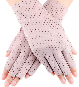 Fashion Womens Sunscreen <strong>Fingerless</strong> Driving <strong>Gloves</strong> UV Protection Breathable Lightweight Cotton Outdoor Sports <strong>Gloves</strong> - Product Image 5
