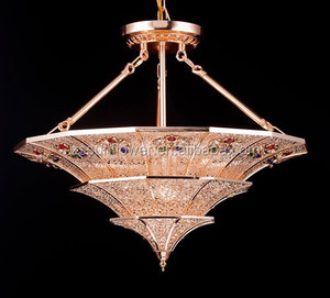 <span class=keywords><strong>Maroc</strong></span> or français d'intérieur en <span class=keywords><strong>fer</strong></span> <span class=keywords><strong>forgé</strong></span> pendentif éclairage - Product Image 1