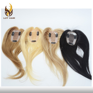 Topo europeu virgem cutículas seda feminino cabelo humano toupee e <span class=keywords><strong>toppers</strong></span> 2020 - Product Image 4