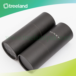Lujo personalizado cilíndrico negro <span class=keywords><strong>cajas</strong></span> <span class=keywords><strong>de</strong></span> cartón - Product Image 3