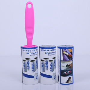 Ensemble de rouleaux pelucheux adhésifs, en plastique, pour enlever les poils des animaux de compagnie, Mini rouleaux de nettoyage, vente en gros, pièces - Product Image 6