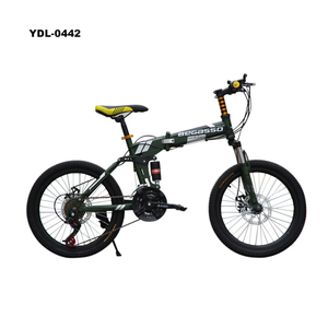 <span class=keywords><strong>Bicicleta</strong></span> Plegable de <span class=keywords><strong>20</strong></span> Pulgadas, 21/24/27 Velocidades, Amortiguación, Acero con Alto Contenido de Carbono, <span class=keywords><strong>Bicicleta</strong></span> de Montaña para Hombres, Mujeres y Estudiantes - Product Image 6