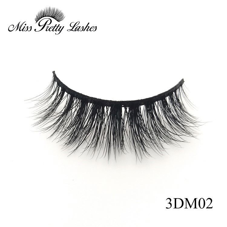 Invisible Bande 3D Naturel De Fourrure De Vison Faux Cils