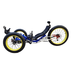 Triciclo Reclinado de Tres Ruedas con Neumáticos Gruesos de 27 Velocidades para Playa, Nieve y Grava, Envío Gratuito - Product Image 5