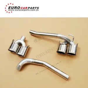 C class w204 C63 exhaust pipe with high quality stainless steel material fit for C180 C200 C260 to C63 muffler tips