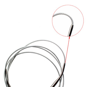 Charmkey卸売ステンレス鋼針ステンレス鋼丸針60/80/100/120センチメートルハンドミシン針 - Product Image 3