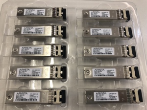 Arista SFP-10G-SR <span class=keywords><strong>MINI</strong></span> GBIC 10Gb 850nm 300m cctv transceptor