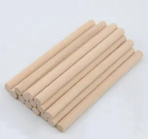 Round Ice Cream Wood Stick Custom Popsicle Sticks Birch Wood Dongguan