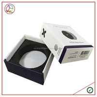 Boîte de logiciel pour mobile à insertion de logo personnalisé Papier kraft avec stratification mate Revêtement UV Emballage écologique Parfum en forme d'aimant échantillon gratuit Vente en gros