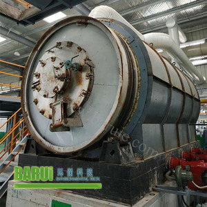 Mini machine de recyclage par lots 10 tonnes par jour usine de pyrolyse des pneus à l'huile - Product Image 1