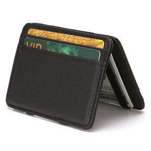 Mini Coffre-Fort De Voyage Magique En Cuir Pince À Billets <span class=keywords><strong>Portefeuille</strong></span> DE Blocage RFID Pour Hommes - Product Image 4