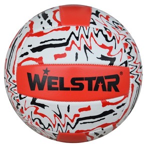 Pallone da <span class=keywords><strong>Pallavolo</strong></span> in Pelle PVC Cucito con Stampa Colorata del Produttore Welstar - Product Image 2