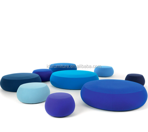 Muebles Modernos para Sala de Estar, Nuevo Diseño, Taburete de Fábrica al por Mayor, Taburete de Tela para Eventos, Alquiler para Fiestas, <span class=keywords><strong>Otomana</strong></span> de Tela Moderna - Product Image 4