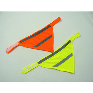 Écharpe pour chien en nylon personnalisée en gros <span class=keywords><strong>Bandana</strong></span> à motif solide néon réfléchissant haute visibilité pour l'été, l'hiver et le printemps - Product Image 4