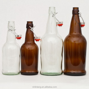 Shanghai Linlang venta al por mayor pedernal y ámbar swing top botella de <span class=keywords><strong>cerveza</strong></span> botellas de <span class=keywords><strong>cerveza</strong></span> de vidrio - Product Image 5