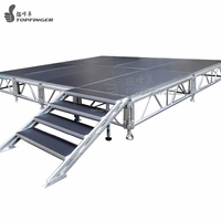Günstige Klappbare Outdoor-Veranstaltungsbühne Konzert-Tanzbühne Aluminium Ausstellungs-Leichtbau Mobile Tragbare Bühnenplattform zum Verkauf